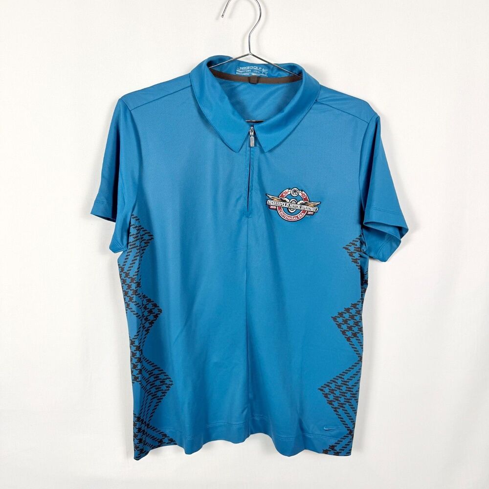 Indianapolis Motor Speedway Centennial Era Nike Golf Dri-Fit Embroidered WM LG
